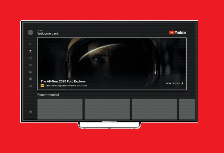 youtube thanh cong vuot bac khi duoc tich hop tren TV