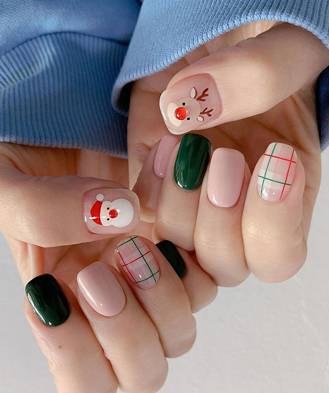 5 mẫu nail đẹp cho Noel giúp đôi tay siêu quyến rũ - BlogAnChoi