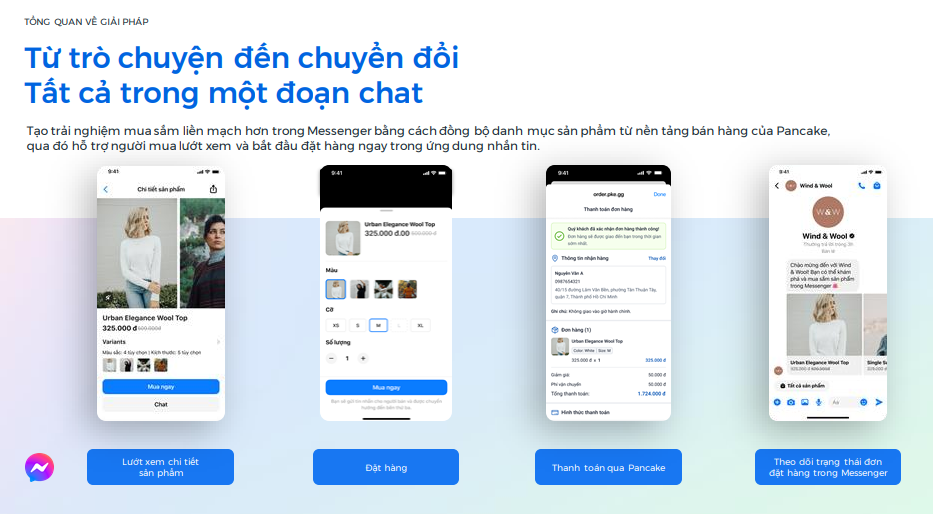 MUA SẮM TRÊN MESSENGER CỦA META ĐÃ MỞ CỔNG KẾT NỐI TÍNH NĂNG – ĐÓN SÓNG NGAY