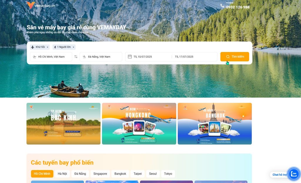 Vé Máy Bay VN – Nơi Mua Vé Giá Tốt, Uy Tín Cho Khách Du Lịch