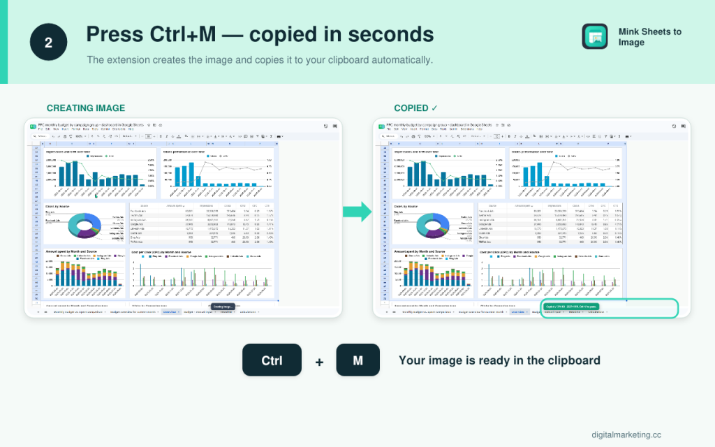 Bôi đen, bấm Ctrl+M: Chụp màn hình Google Sheets dài một phát ăn ngay, khỏi chắp nối từng ảnh 2 Bôi đen, bấm Ctrl+M: Chụp vùng Google Sheets dài một phát ăn ngay, khỏi chắp nối từng ảnh
